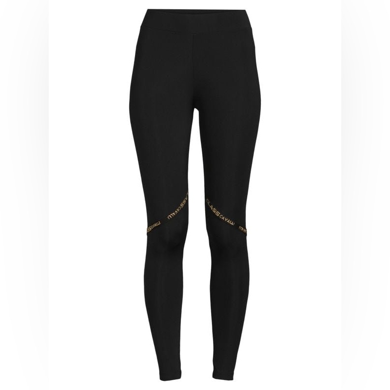 Cavalli Class By Roberto Cavalli Logo Leggings Brand New Cavalli Class By Roberto Cavalli Logo Leggings Brand New